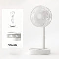 Mini Oscillating Fan Portable Battery-Operated Table Fan With 3 Speed Levels 6-inch Desk Fan Detachable Desk Fan For Home Office